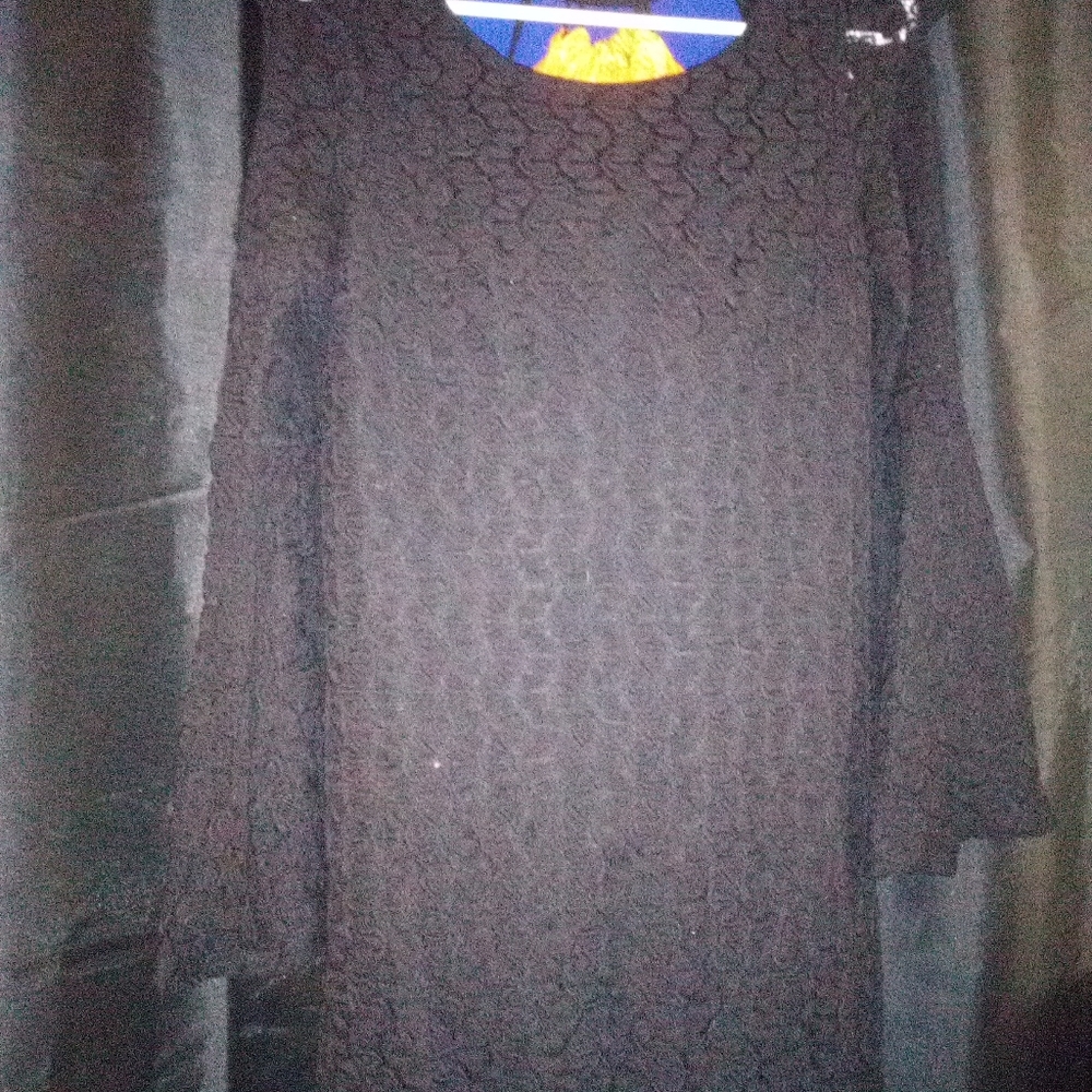 Ladies flair lace long sleeve, knee-high dress